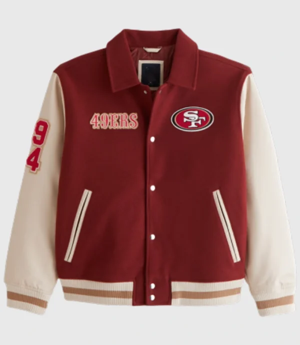 49ers Abercrombie Varsity Jacket