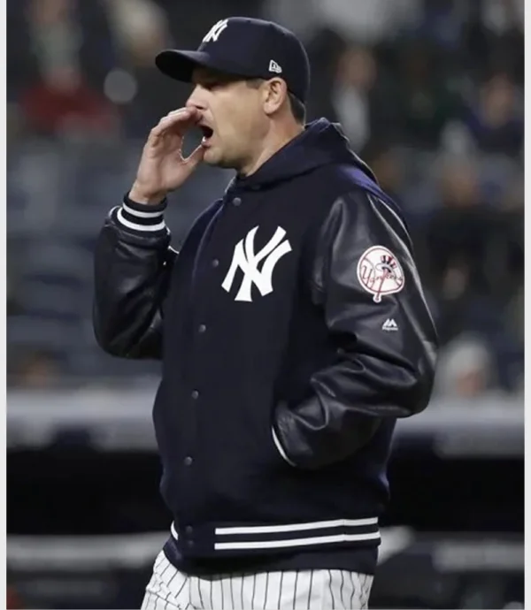 New York Yankees Aaron Boone Varsity Jacket