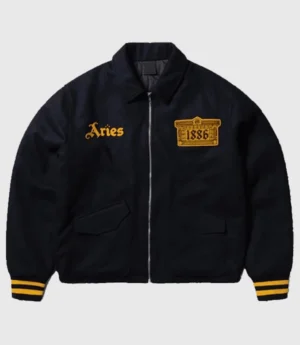 Arsenal x Aries Bomber Jacket Black