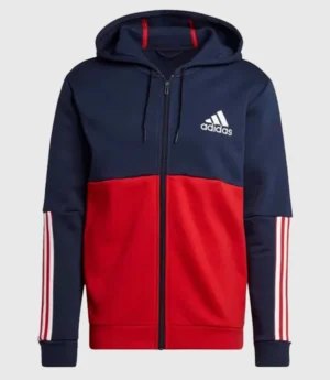 Adidas Essentials Colorblock Fleece Hoodie