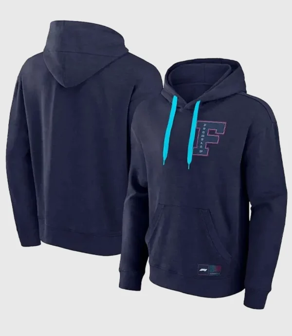 2024 F1 Neon Nights Blue Hoodie