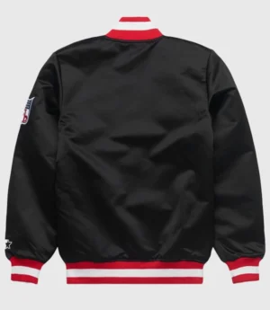 HOMAGE x Starter 49ers Blackout Heavyweight Satin Jacket