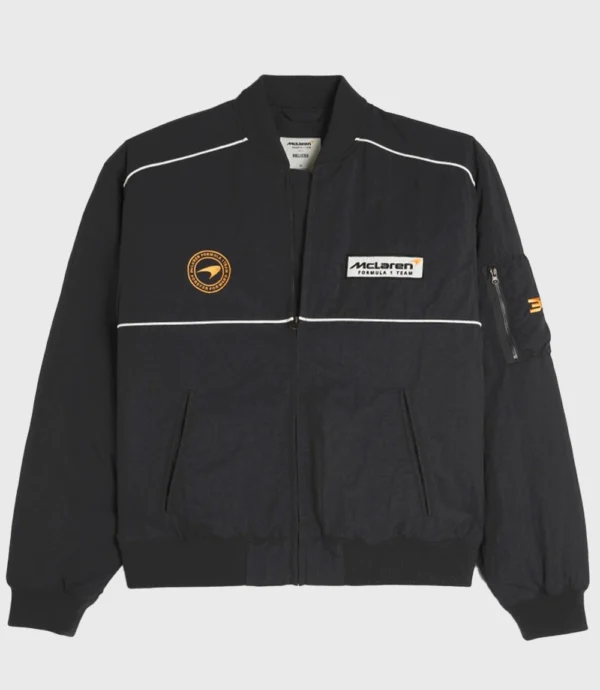 McLaren Formula 1 Team Black Bomber Jacket