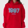 Laguna 1997 Oversized Red Hoodie