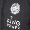 King Power Leicester City Black Hooded Puffer Jacket