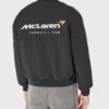 Formula 1 Team Hollister McLaren Graphic Black Bomber Jacket