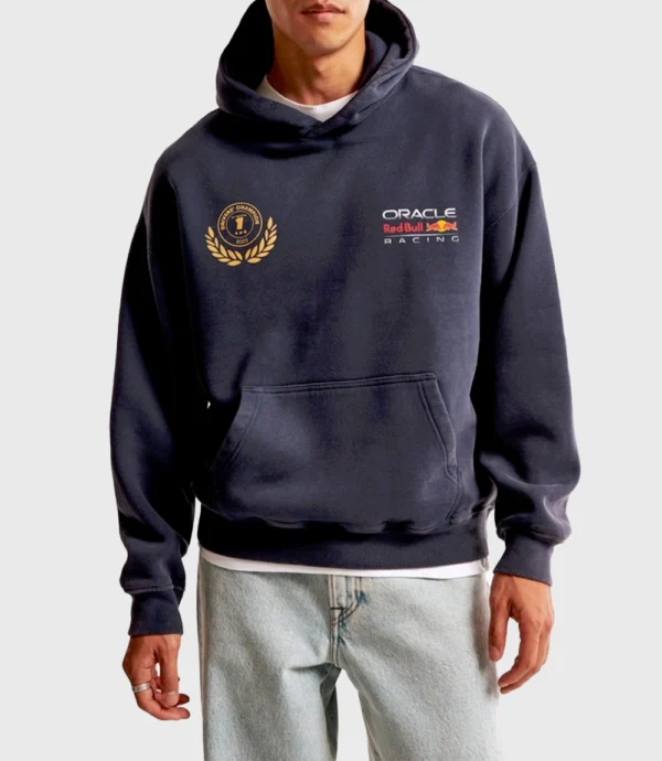 Abercrombie Oversized Oracle Red Bull Pullover Hoodie