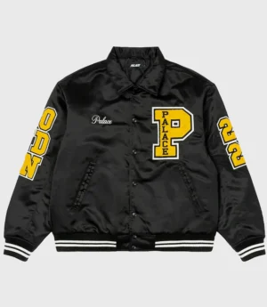 Black Palace Varsity Satin Jacket