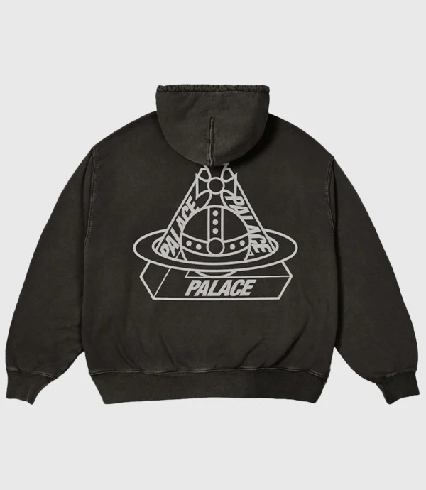 Oversized Palace x Vivienne Westwood Hoodie Black