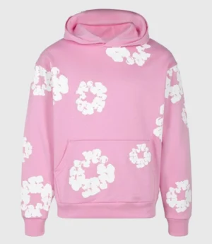 Denim Tears Cotton Wreath Hoodie Pink