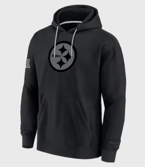 Pittsburgh Steelers Elements Pace Black Fleece Hoodie