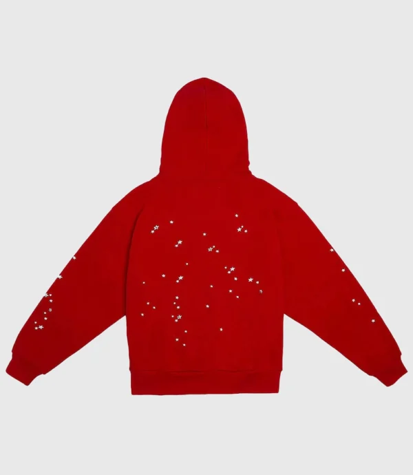 Sp5der Atlanta Red Hoodie