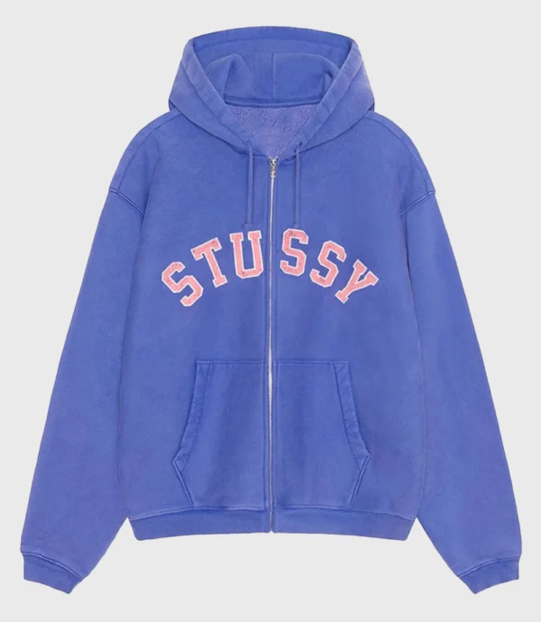 Men And Women Stussy Faded Graphic Hoodie