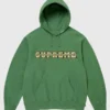 Supreme Collegiate Acronym Green Hoodie