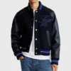 Las Vegas Grand Prix Sylvester Stallone Varsity Black Jacket