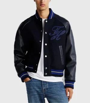 Las Vegas Grand Prix Sylvester Stallone Varsity Black Jacket