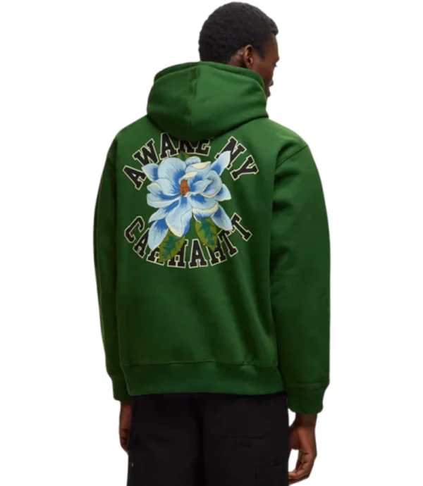 Awake NY x Carhartt WIP Printed Hoodie Green