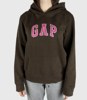 Gap Brown And Pink Hoodie