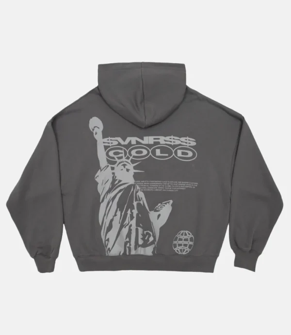 Grey Cold Culture Liberty Hoodie