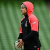 Caleb Muntz Fiji Rugby Red And Black Training Hoodie For Sale