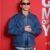 Central Cee GQ Men of the Year Denim Jacket Blue