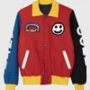 Unisex Golf Wang Primary Letterman Varsity Multicolor Jacket