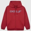 Red Golf Wang State Hoodie For Unisex