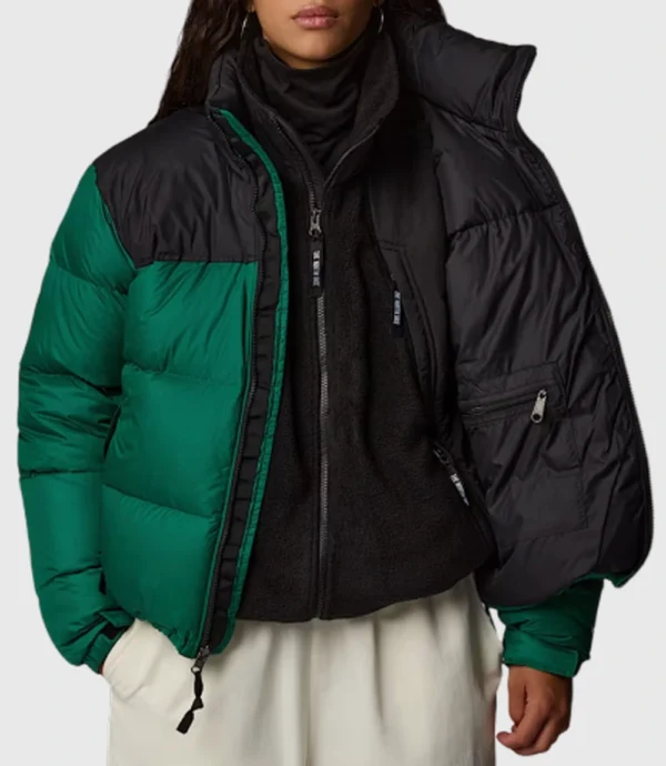 Women's 1996 Retro Nuptse Green Jacket