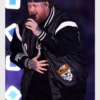 Thanksgiving Halftime Show Jelly Roll Beautifully Broken Black Varsity Jacket