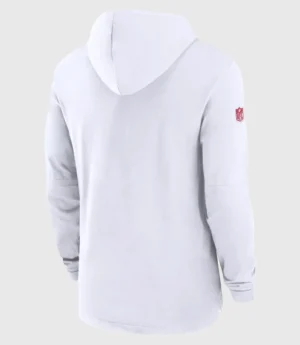 Kansas City Chiefs Sideline Performance White Hoodie