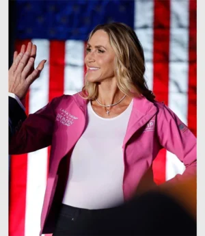 Pink Lara Trump Jacket