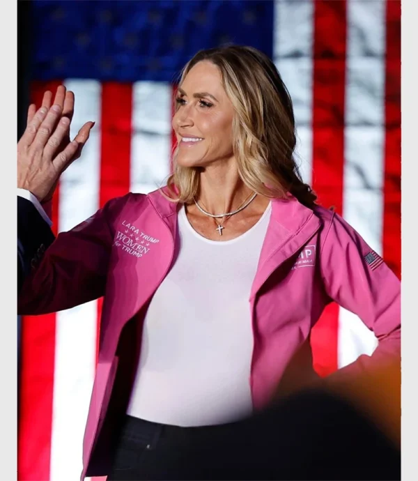 Pink Lara Trump Jacket