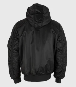 Dodgers LA Alpha Bomber Jacket Black