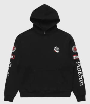 Malbon x F1 Showdown Pullover Black Hoodie