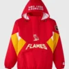 Unisex OVO Nhl Calgary Flames Red Starter Jacket