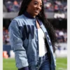 Simone Biles Denim Blue Jacket For Sale