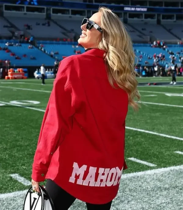 Brittany Mahomes Red Jacket