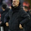 Pep Guardiola Black Puffer Coat