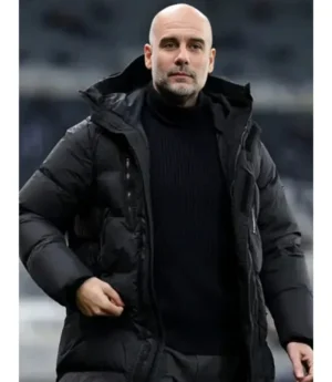 Black Pep Guardiola Puffer Coat