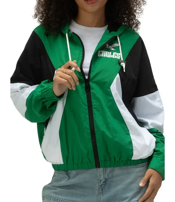 Erin Andrews Philadelphia Eagles Windbreaker Jacket