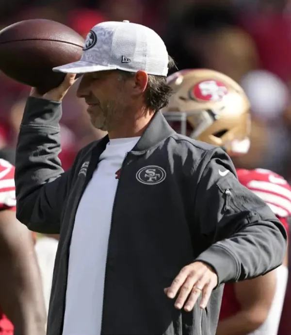 Kyle Shanahan 49ers Salute To Service Bomber Jacket