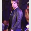 Tom Cruise Mission Impossible 8 Black Leather Jacket