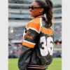 Simone Biles Chicago Bears Varsity Jacket