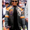 Simone Biles NFL Chicago Bears Black Varsity Jacket