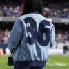 Vikings vs Bear Simone Biles Blue Denim Jacket