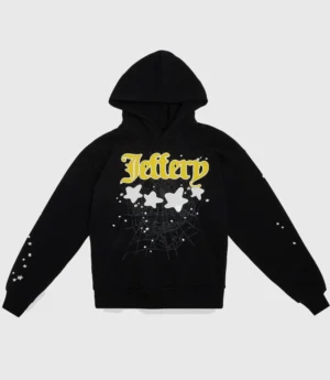 Unisex Black Sp5der Jeffery Hoodie For Sale