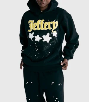 Sp5der Jeffery Hoodie Black