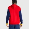 Unisex Eric Emanuel Adidas McDonald’s Pullover Hoodie Red And Navy Blue