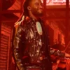 SNL Shaboozey Leather Jacket