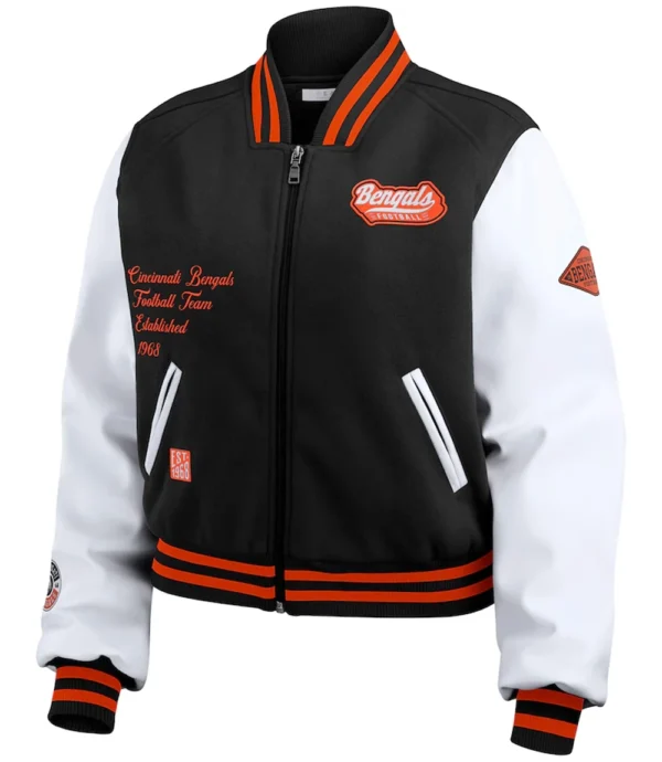 Erin Andrews Cincinnati Bengals Varsity Jacket